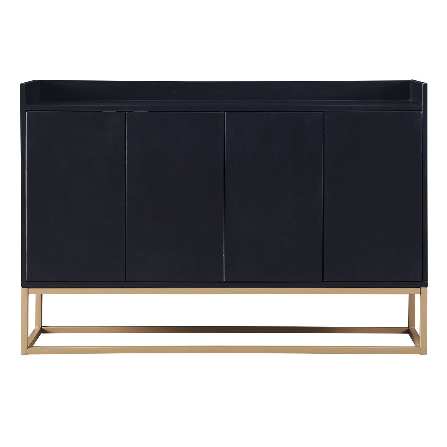 Elegant Modern Sideboard Buffet Cabinet with Ample Storage for Dining Room Entryway Black