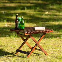 Wood Folding Table for Indoor Outdoor Use Lightweight Portable Picnic Table Ideal for Camping Events and Home